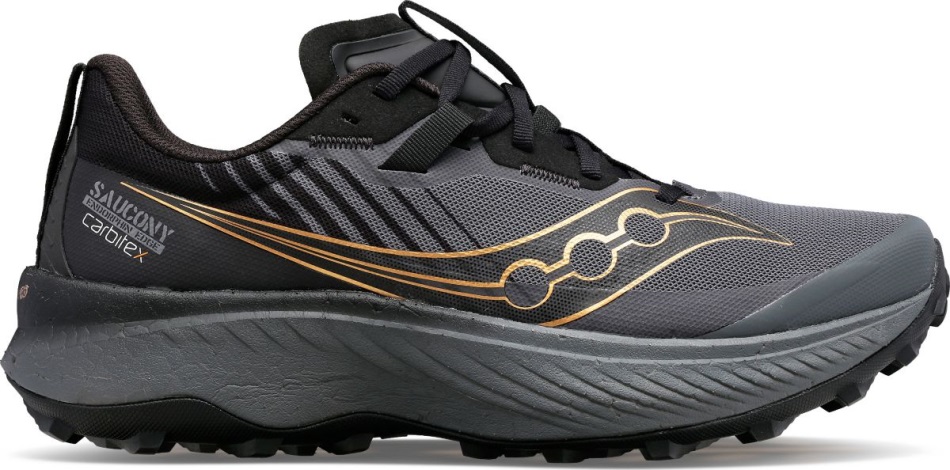 Saucony Men's Endorphin Edge Black-goldstruck