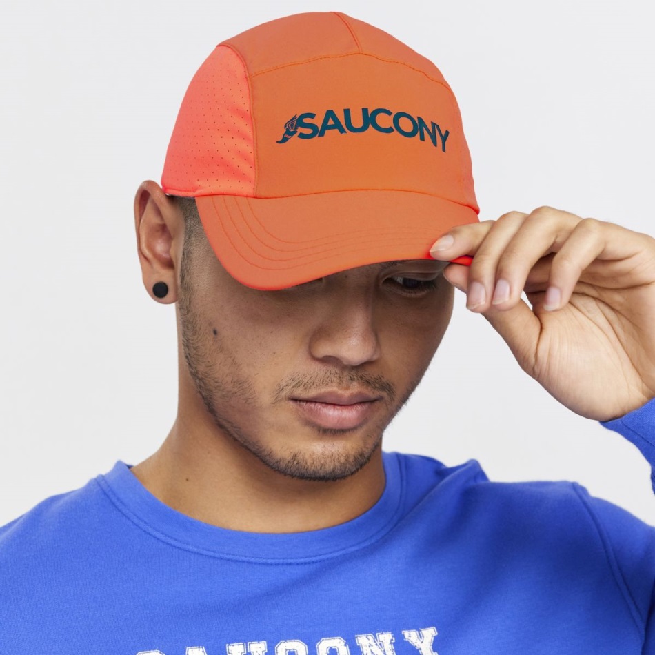 Saucony Outpace Hat Viziorange
